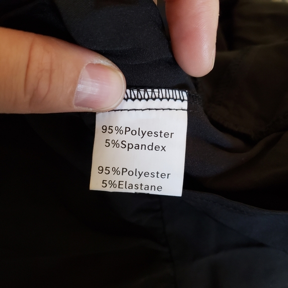 NWOT Grace Karin Plus Size Black Off Shoulder Ruffle Long Sleeve Dress Size 2XL - Picture 7 of 7